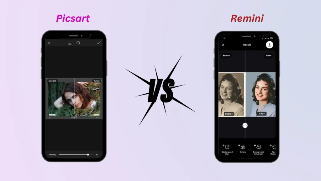 PicsArt-vs-Remini-photo-enhancement-feature