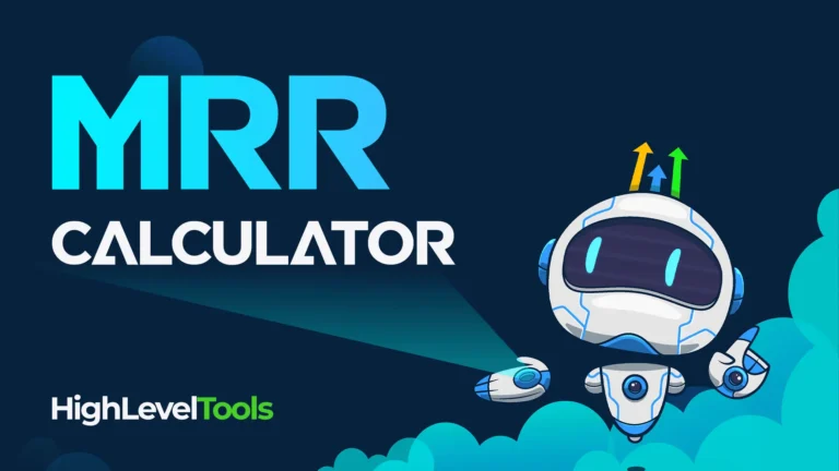 Monthly Recurring Revenue or MRR Calculator